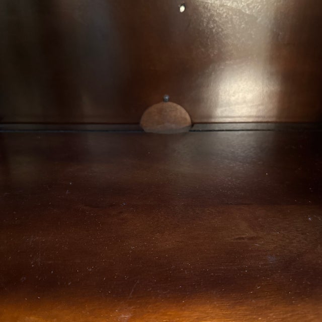 Pier One Buffet Cabinet With Paned Glass Doors For Sale - Image 11 of 11