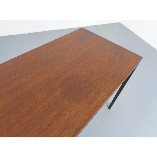 Vintage Teak and Steel Desk, Denmark, 1960s For Sale - Image 16 of 18