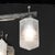 Art Deco Style 10 Arm Frosted & Etched Glass Chandelier W/ Polished Nickel Frame For Sale - Image 14 of 18