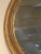 Vintage Italian Carved Wooden Oval Mirror For Sale In Dallas - Image 6 of 10