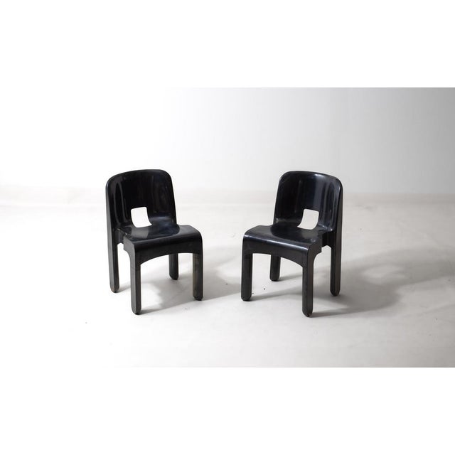 Mid-Century Modern Universale Chairs by Joe Colombo for Kartell, 1960s, Set of 6 For Sale - Image 3 of 18
