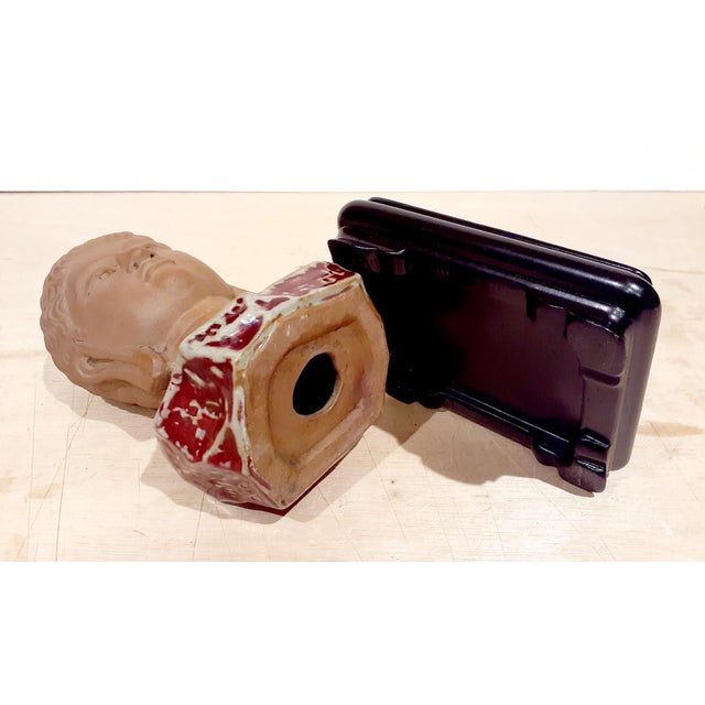 1930s Chinese Yixing Zhusha Buddha Head For Sale - Image 5 of 6