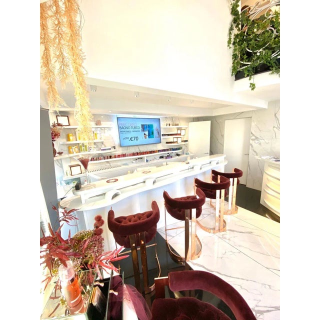 Copper Winfrey Bar Chair by Ottiu For Sale - Image 8 of 9