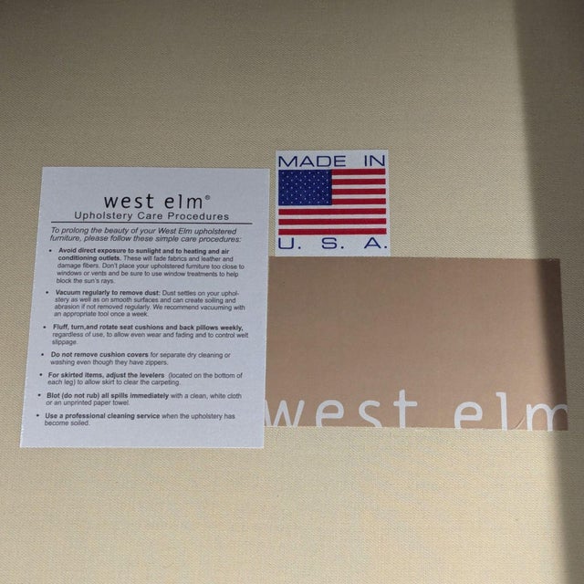 Gray West Elm Henry Modern Lounge Armchair – Comfortable and Stylish Seating For Sale - Image 8 of 8