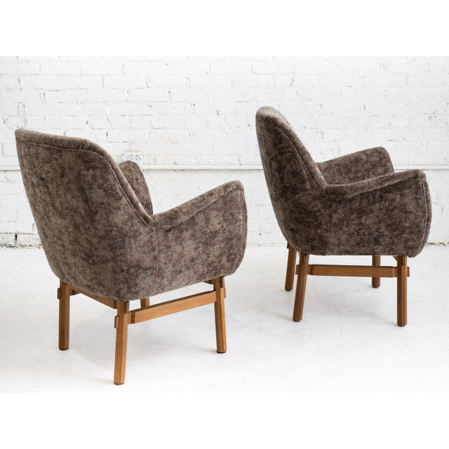 Italian Armchairs Attributed to Ico Parisi for Cassina For Sale In New York - Image 6 of 11