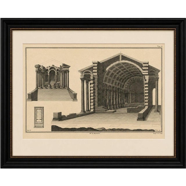 Bernard de Montfaucon, Basilica Interior, 1721, Engraving For Sale