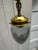 Vintage Stalactite Shade With Brass Hanging Fixture For Sale - Image 4 of 8