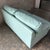 Animal Skin Postmodern Teal Leather Loveseat by Directional Furniture. Circa 1980s. For Sale - Image 7 of 18