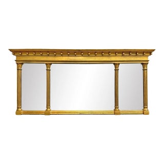 19th Century American Federal Style Overmantel Mirror For Sale