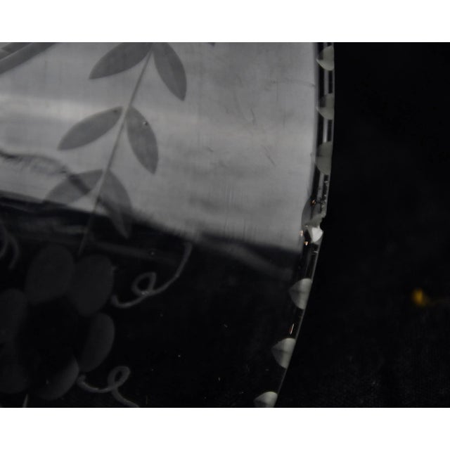 Cut Crystal Vase, 1960s For Sale - Image 10 of 11