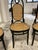 1980s Vintage Chairs in Curved Beech with Vienna Straw Seat, 1980s, Set of 4 For Sale - Image 5 of 10