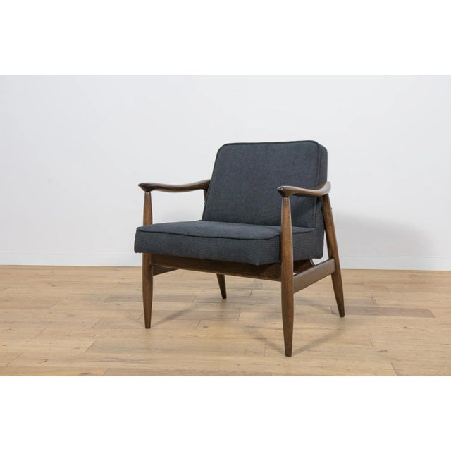 Mid-Century Modern GFM-87 Armchairs by Juliusz Kedziorek for Gościcińskie Furniture, Poland, 1960s, Set of 2 For Sale - Image 12 of 18