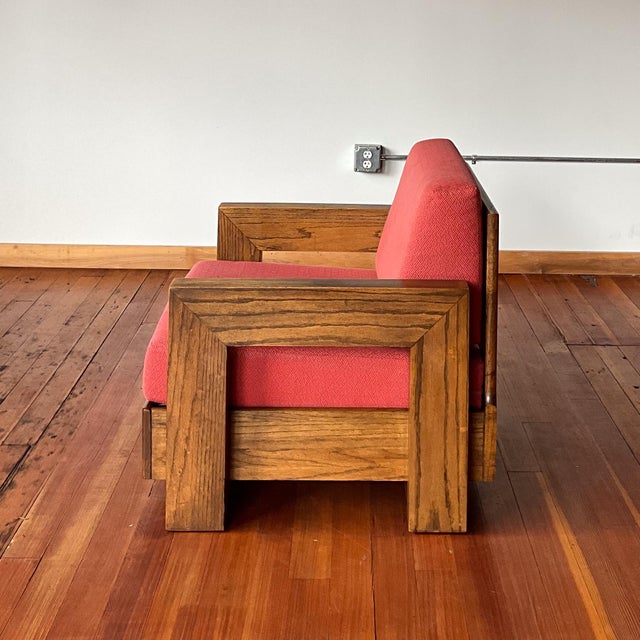 Stunning mid-century modern sculptural lounge chair manufactured by Howard Furniture of Starkville, Mississippi, circa...