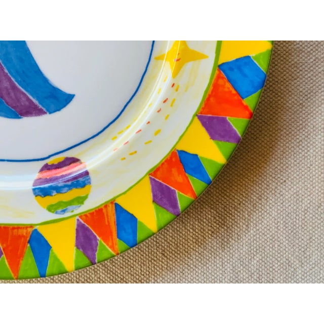 Hand-Painted Porcelain Plates - Coquet Limoges,Pair For Sale - Image 6 of 12