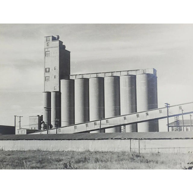 1950's Photograph of Grain Silos For Sale - Image 4 of 4