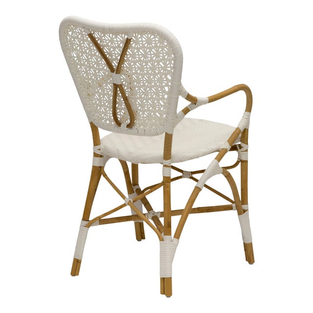 Clemente Rattan Arm Chair For Sale - Image 4 of 5