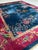 Antique Art Deco Asian Botanical Garden Magenta Rug 9.2 x 11.8 For Sale - Image 12 of 15