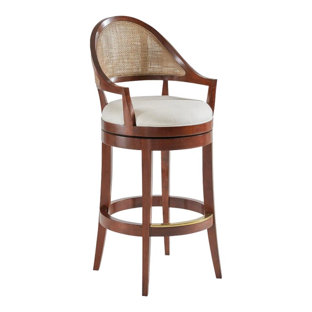 Modern History Lyon Bar Stool - Walnut For Sale