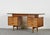 Mid-Century Modern Danish Walnut and Brass Desk by Alfred Cox, 1960s For Sale - Image 6 of 11