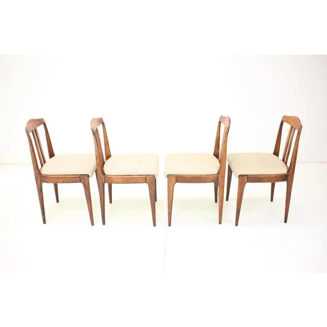 Wood Dining Chairs by Drevotvar, Czechoslovakia, 1970s, Set of 4 For Sale - Image 7 of 11