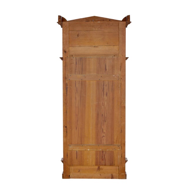Late 19th Century Antique Empire Revival Mahogany Pier Mirror, 1870 For Sale - Image 5 of 7