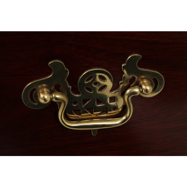 Kindel Mahogany Block Front Goddard Chest For Sale - Image 9 of 16