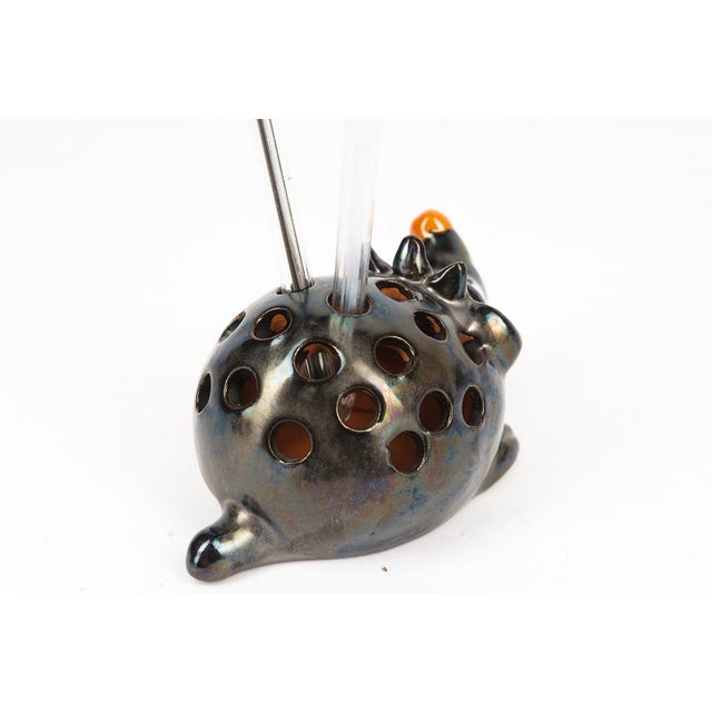 1960s Ceramic Hedgehog Pencil Holder from Wittmann, Vienna, Austria, 1960s For Sale - Image 5 of 8