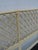 Hollywood Regency Faux Bamboo Posted Painted King Size Headboard 6681 For Sale - Image 4 of 16