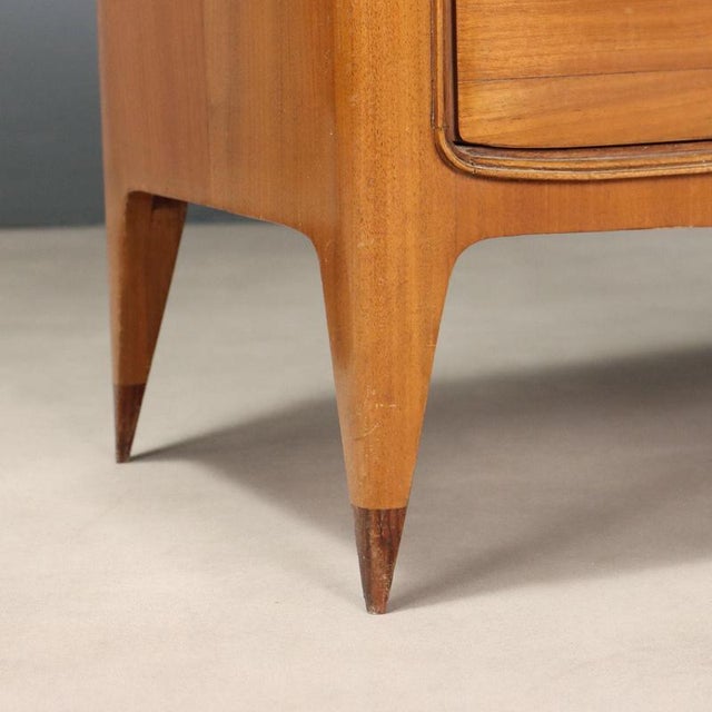 Wood Vintage Bedside Tables, 1950s, Set of 2 For Sale - Image 7 of 11