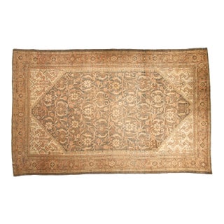Vintage Distressed Mahal Carpet - 8'2" x 12'7" For Sale