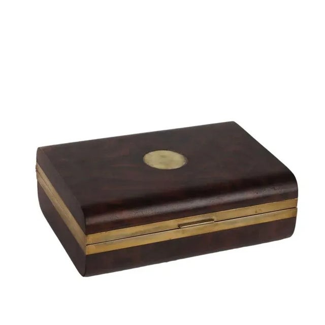 Maple & Walnut Burl Box For Sale - Image 9 of 9