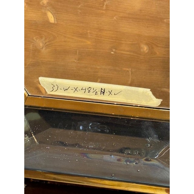 Modern Modern Octagonal Murano Mirror in Fontana Green For Sale - Image 3 of 7