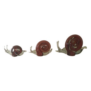 Snail Sculptures by Florea Silviu, Set of 3 For Sale