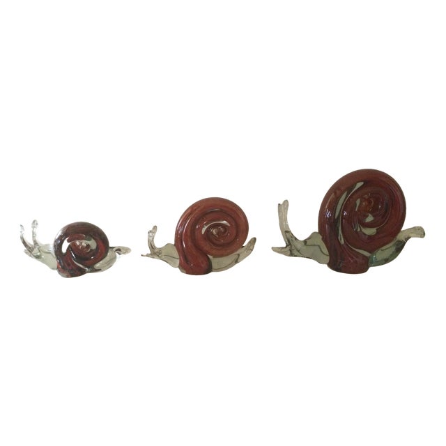 Snail Sculptures by Florea Silviu, Set of 3 For Sale