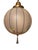 Antique White Antique Macaw Painted Art Glass Globe For Sale - Image 8 of 10