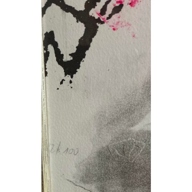 Roberto Matta 1990s Surrealist Lithograph by Roberto Matta, Framed For Sale - Image 4 of 7