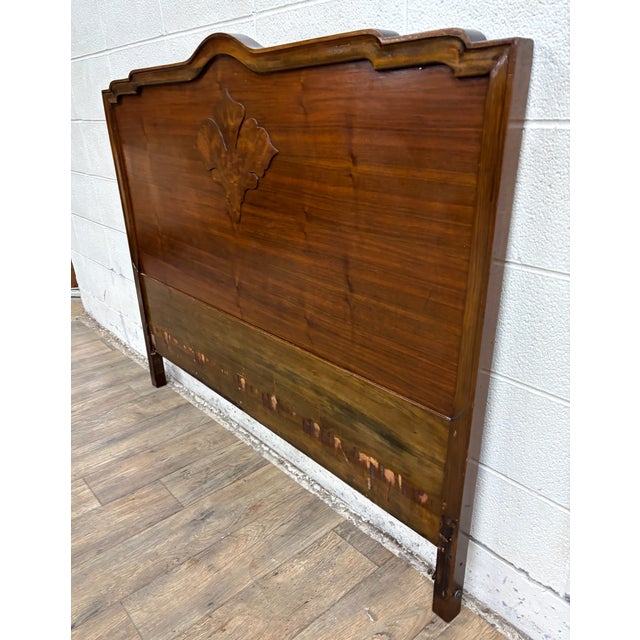 Vintage Full Size Haglage and Hawken Louis XV or XVI Headboard For Sale In Kansas City - Image 6 of 9