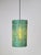 Polyester Green Sugar Tube Pendant Lamp, 1960s For Sale - Image 6 of 11