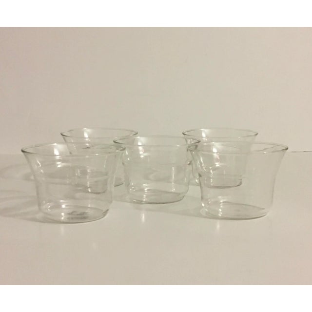 Vintage Glass & Chrome Teacups - Set of 5 For Sale - Image 4 of 13