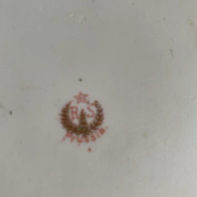 Early 20th Century Dressing Table Plate, Easter Lily For Sale - Image 5 of 6