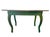Charming and full of character, this antique rustic desk features a beautifully weathered green painted finish with...