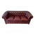 Leather Chesterfield Sofa and Club Chairs, Set of 3 For Sale - Image 5 of 8