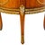 Louis XVI Style Round Gueridon Commode Tables With Carrara Marble & Floral Marquetry - A Pair For Sale - Image 17 of 18