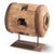 Vintage Wooden Cart Hub on Stand, 1950s For Sale - Image 3 of 7