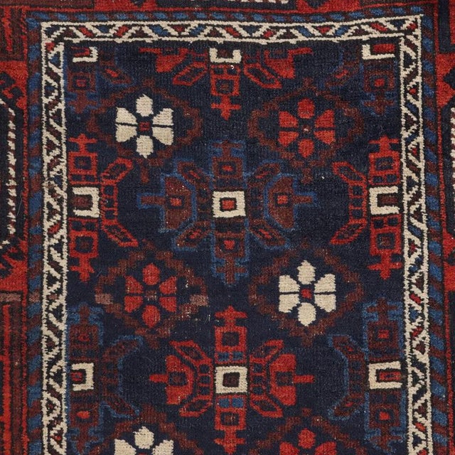Beluchi Wool Rug in Heavy Knot For Sale - Image 3 of 7