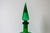Vintage Italian Empoli Green Art Glass Decanter For Sale - Image 4 of 9