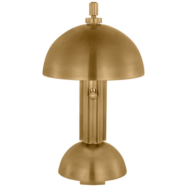 Traditional Thomas O'Brien by Visual Comfort Signature Dally 13" Desk Lamp in Hand-Rubbed Antique Brass For Sale - Image 3 of 3