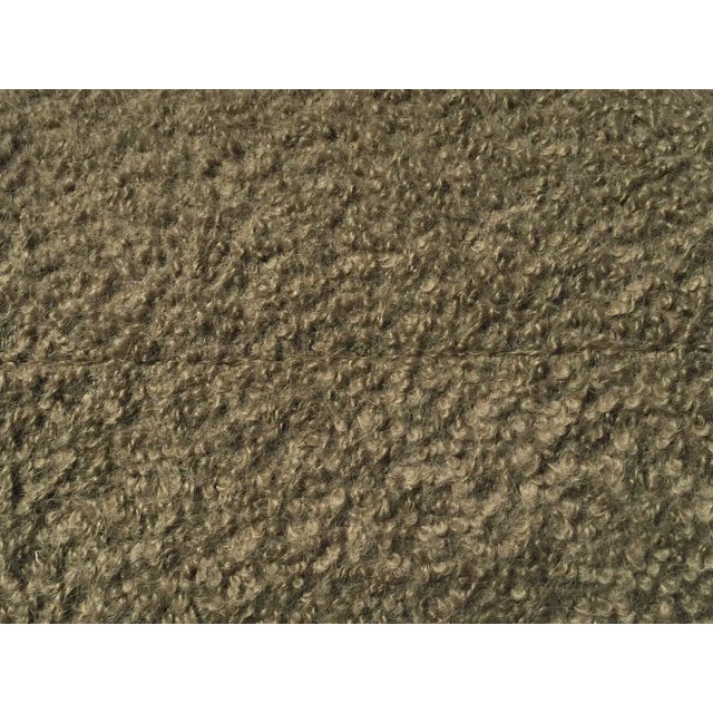 Elegant baby alpaca and wool fabric pillow that is a beautiful accent in every modern home WITH INSERT