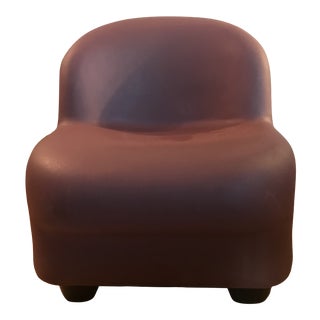 1980s Vintage Purple Modu Rubber Chair For Sale