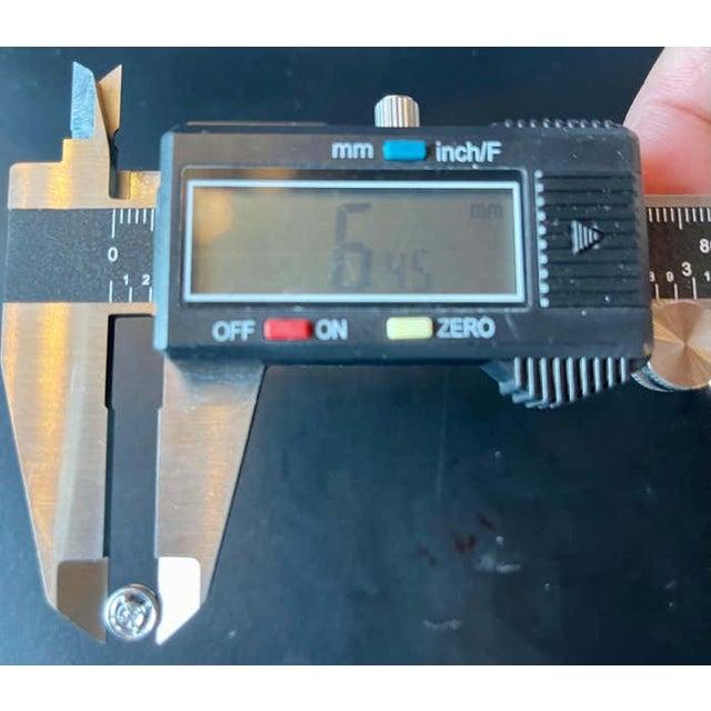 Metal 14 Karat White Gold With Round Diamond Post Earrings Double Circle Design For Sale - Image 7 of 8